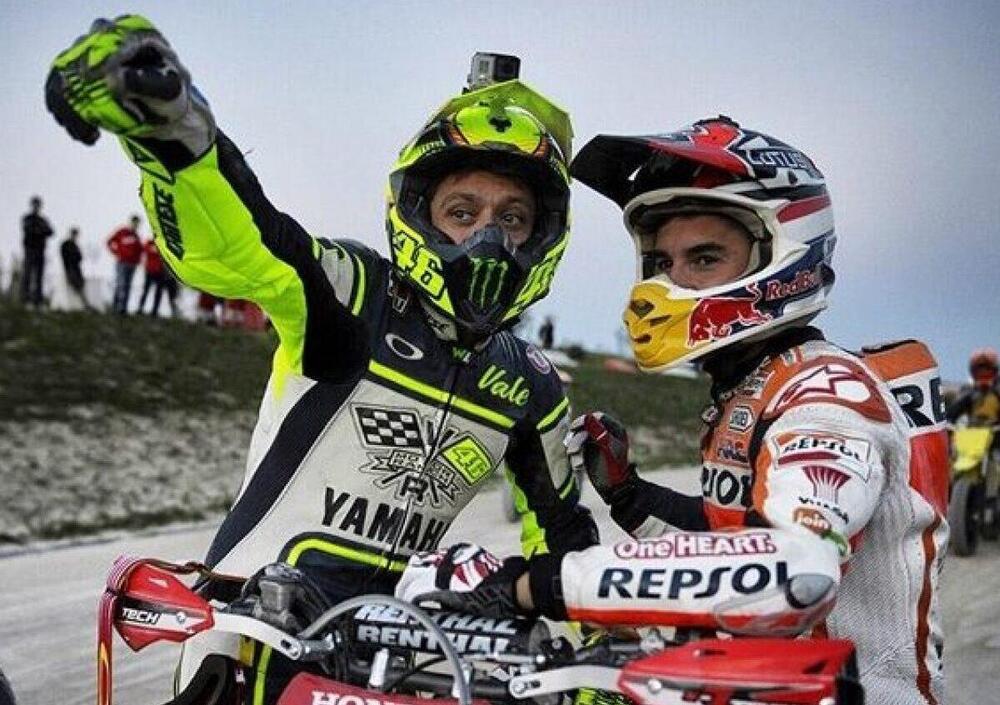 Valentino Rossi e Marc Marquez dovrebbero scambiarsi i difetti