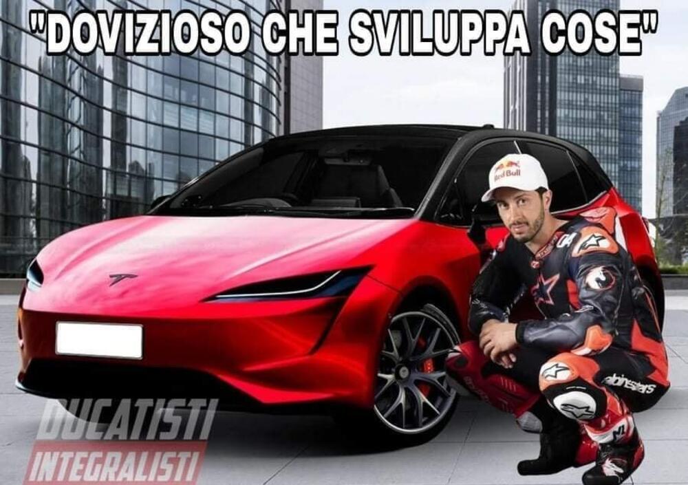 &ldquo;Dovizioso che sviluppa cose&rdquo;: Andrea &egrave; gi&agrave; diventato un meme