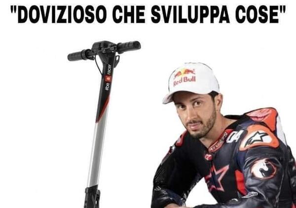 &ldquo;Dovizioso che sviluppa cose&rdquo;: Andrea &egrave; gi&agrave; diventato un meme