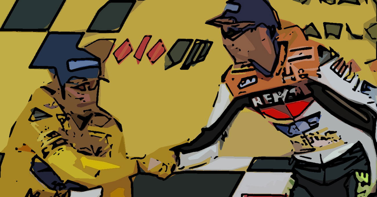 Max Biaggi ha detto che Valentino non &egrave; pi&ugrave; il solito. Ma pi&ugrave; che una frecciata pu&ograve; essere un consiglio (di andare in SBK?)