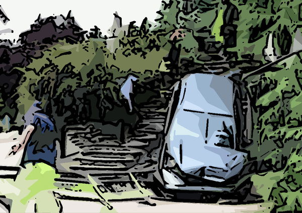 Vola con l&#039;auto da un terrazzo del parco e falcia un bambino, il 72enne aveva la patente ritirata