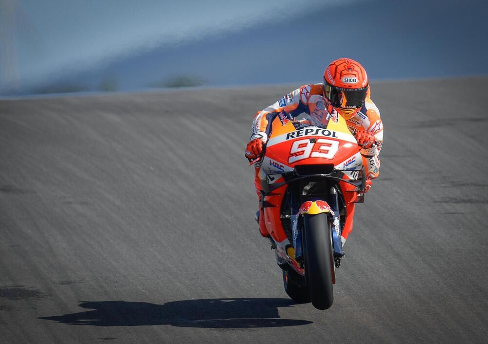 Quando dominava lui, Marc Marquez non si &egrave; mai lamentato dei pericoli