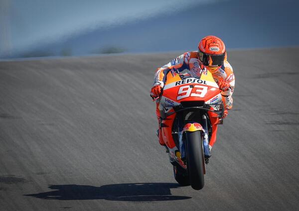 Quando dominava lui, Marc Marquez non si &egrave; mai lamentato dei pericoli