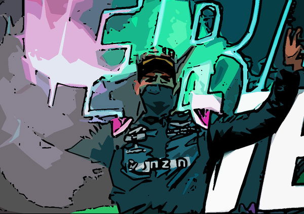 Il destino sotto ai piedi: Vettel che &ldquo;calpesta la Ferrari&ldquo; sul podio di Baku diventa virale 