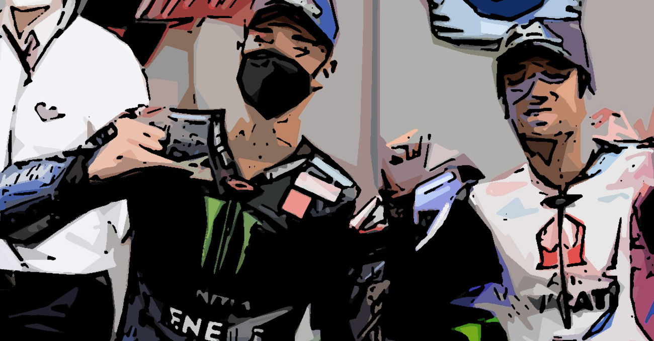 Valentino Rossi docet: Fabio Quartararo e Johann Zarco al lavoro per copiarlo... in salsa francese