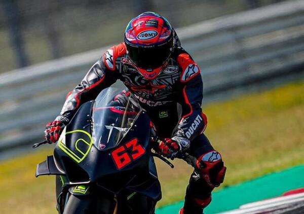 Pecco Bagnaia da Superpole: al day 2 di Misano chiude con 1:35.120 in sella alla Ducati Panigale V4 S