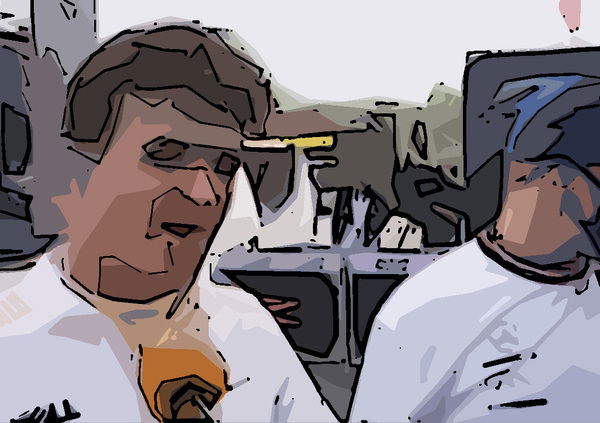 [VIDEO] Lando Norris contro Bottas ma... mentre parla di lui se lo trova alle spalle 