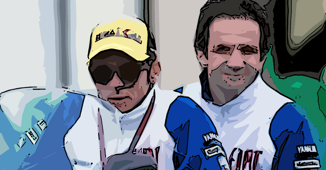 &ldquo;Mi ha insegnato tutto&rdquo;. Davide Brivio su Valentino Rossi. &ldquo;Quella volta nascosto sotto al tavolo &egrave; indimenticabile. E con Biaggi&hellip;&rdquo;