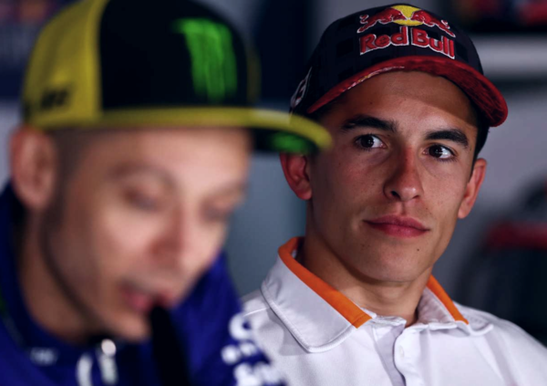 Marc Marquez prima elogia poi punge Valentino Rossi: &ldquo;La MotoGp ci sar&agrave; anche dopo di lui&rdquo;