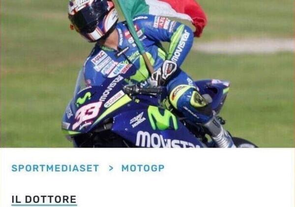 Sportmediaset confonde Vale con Melandri e lui scherza sui social! 