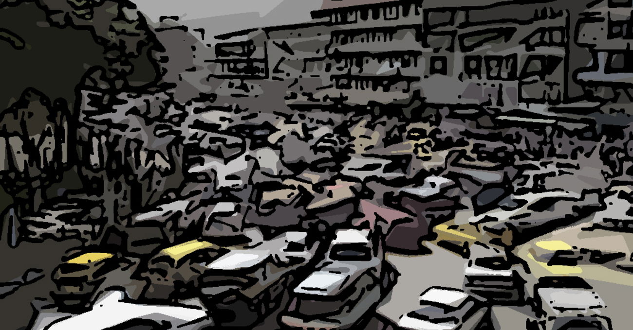 Afghanistan, lo spaventoso ingorgo di auto delle persone in fuga dai talebani