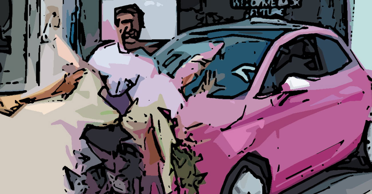 Antonella Elia, esclusa dal Grande Fratello si regala una Cinquecento rosa shocking