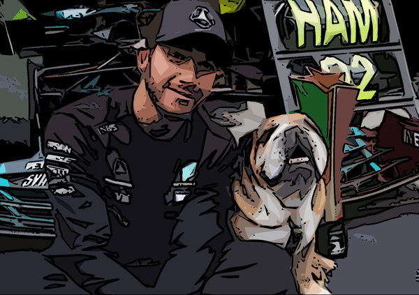 La gaffe assurda di Hamilton: scambia il suo cane con George Russell