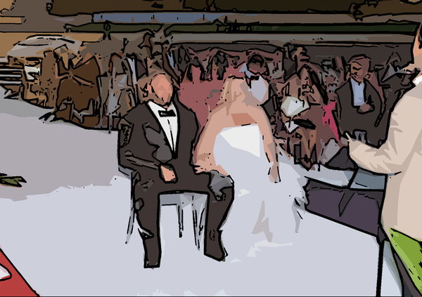 Matrimonio a prima pista! Lei in Lambo e abito bianco, lui BMW S1000RR e Alpinestars col papillon [FOTO]