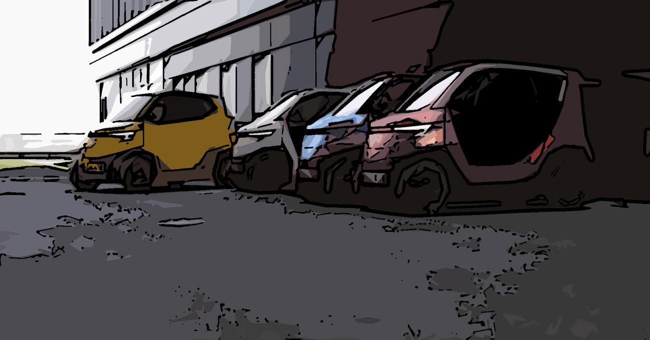Comprereste un&#039;auto che si restringe per parcheggiare (anche se &egrave; cos&igrave; brutta)?