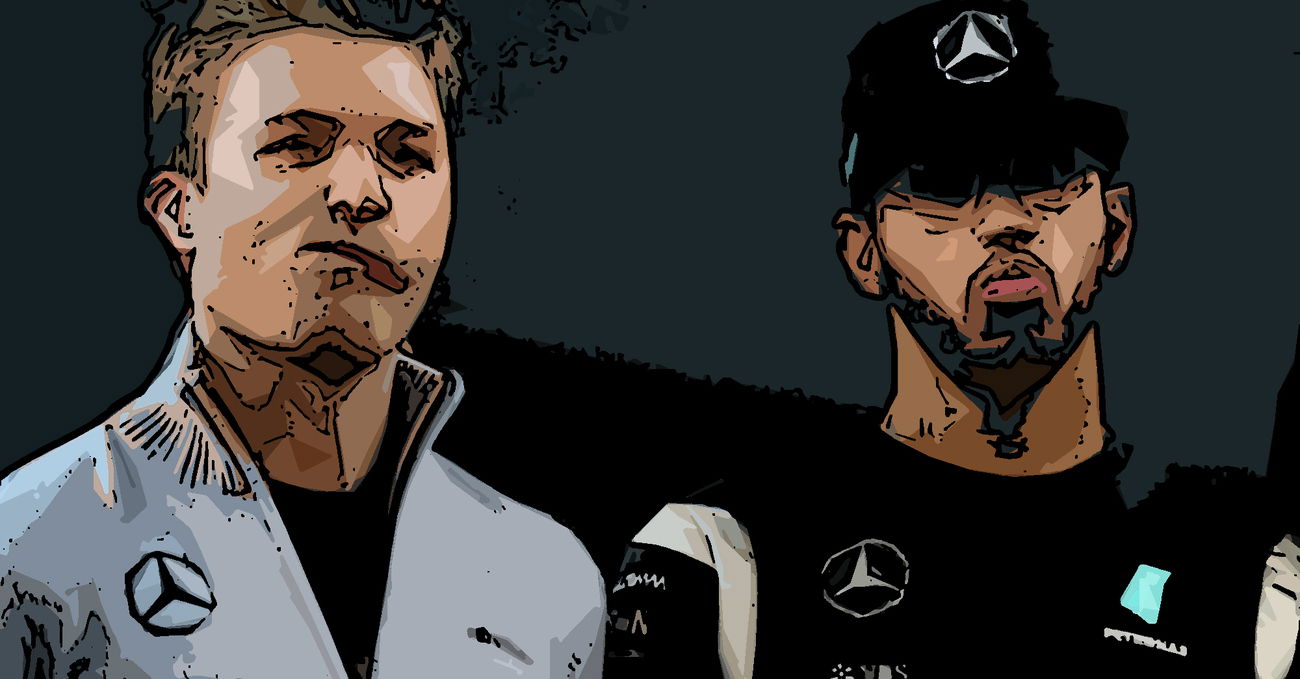 [VIDEO] Nico Rosberg chiede &quot;Non ci sono giornalisti, vero?&quot; e poi asfalta la coppia Hamilton-Bottas