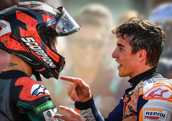 Le belle parole di Marc Marquez a Fabio Quartararo&hellip; Sempre che il francese non sia scaramantico