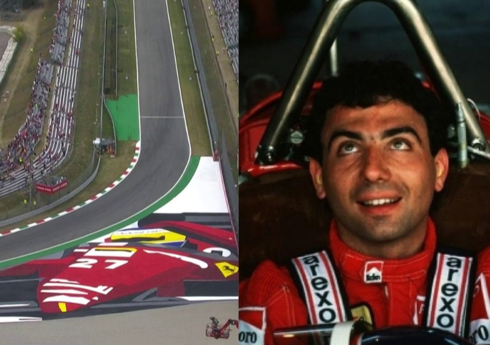 Da oggi la Parabolica di Monza diventa &ldquo;La Alboreto&rdquo;: il murales di Aldo Drudi per celebrare il pilota