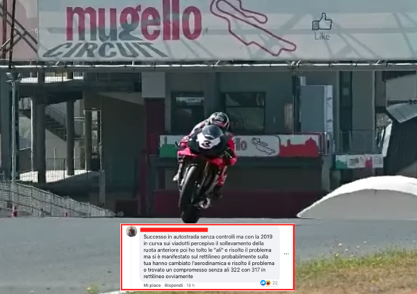 Max Biaggi racconta la sua Aprilia RSV4 e risponde ai fenomeni da tastiera sui social