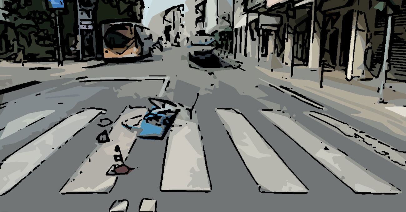 Mestre, travolge ciclista con lo scooter e scappa