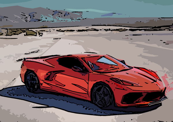Maserati schiaccia Corvette, il motivo &egrave;... sfortunato [FOTO]