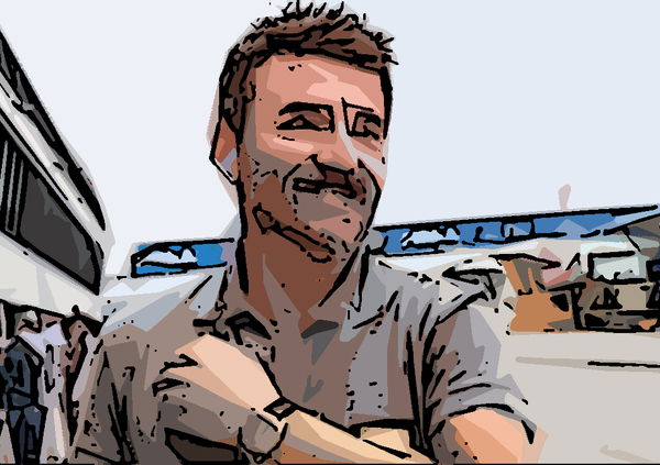 [VIDEO] Max Biaggi padre e... pilota! Non sa che dire al figlio che gioca con la sua Aprilia SBK