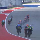 Migno e Acosta illesi per miracolo: le foto e il video del pauroso incidente di Austin in Moto3 8