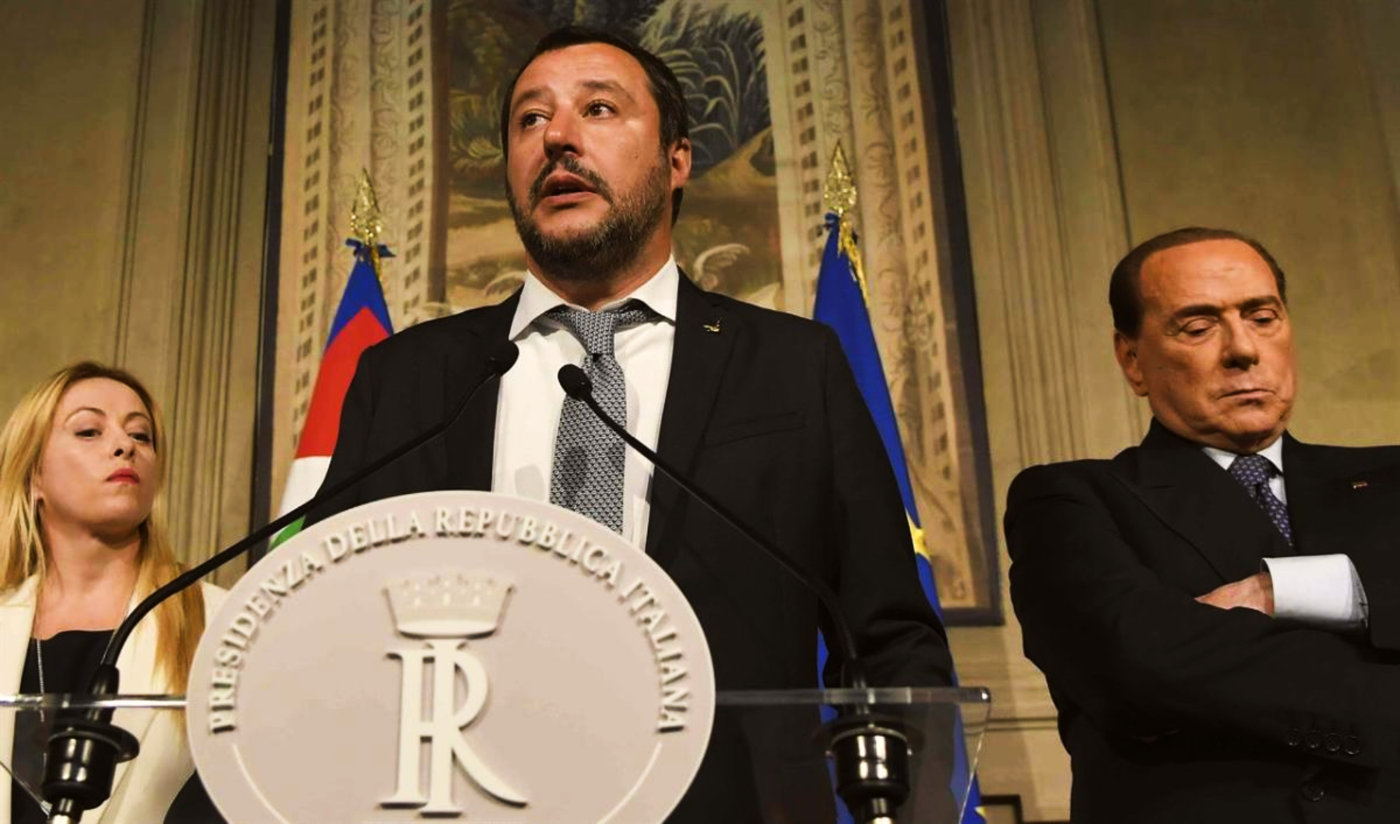 meloni salvini berlusconi