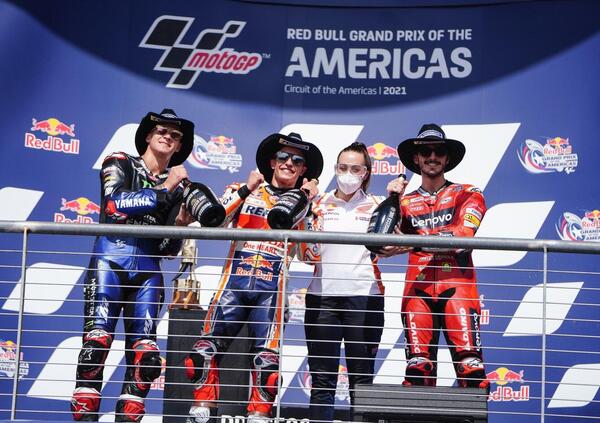 Le inedite conversazione di Marquez con Puig, Quartararo e Bagnaia dopo il Gran Premio delle Americhe: ecco cosa si sono detti