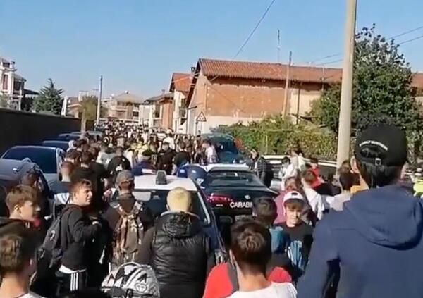 [VIDEO] Caos al motoraduno Chivasso, ma il Bisko motoclub non c&#039;entra