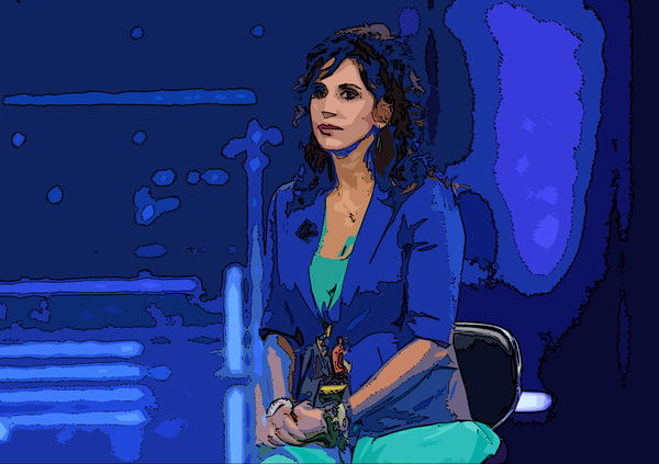 La vicequestore (sospesa) no green pass, Nunzia Schiril&ograve;, contesa dalle televisioni e protagonista del mercoled&igrave; sera