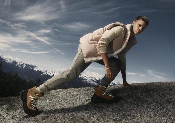 Arrivano le scarpe firmate Canada Goose. L&#039;anteprima della campagna con Romeo Beckham e la forza della natura