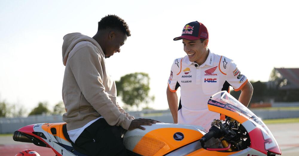 Ansu Fati, Marc Marquez e l&rsquo;indribblabile suono di una MotoGP [VIDEO]