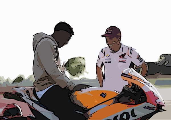 Ansu Fati, Marc Marquez e l&rsquo;indribblabile suono di una MotoGP [VIDEO]