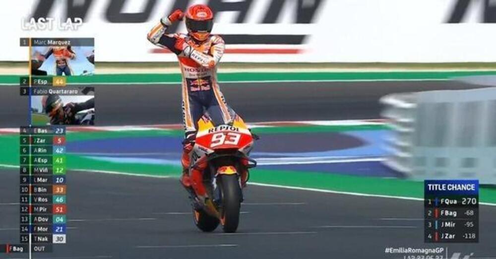 [VIDEO] Marquez vs tifosi: il finale che non ti aspetti dopo la caduta di Pecco