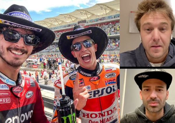 Melandri e Valsecchi show: &ldquo;Bagnaia? Nel 2022 sar&agrave; battaglia con Marquez e con un outsider&rdquo;. E quelle birre con Michael Jordan&hellip;