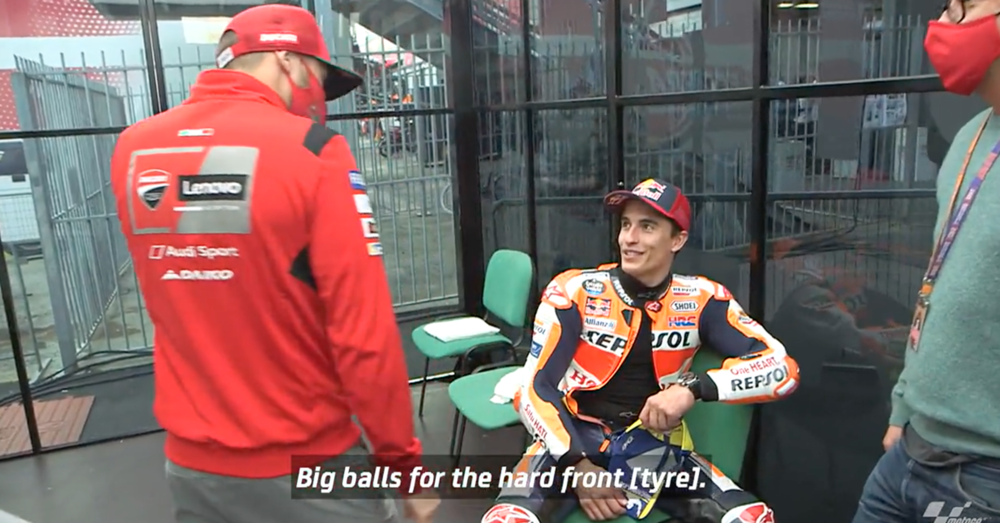 [VIDEO] Jack Miller, Marc Marquez e le gomme Michelin: &quot;I cogl**ni li abbiamo avuti o lo siamo stati?&quot;