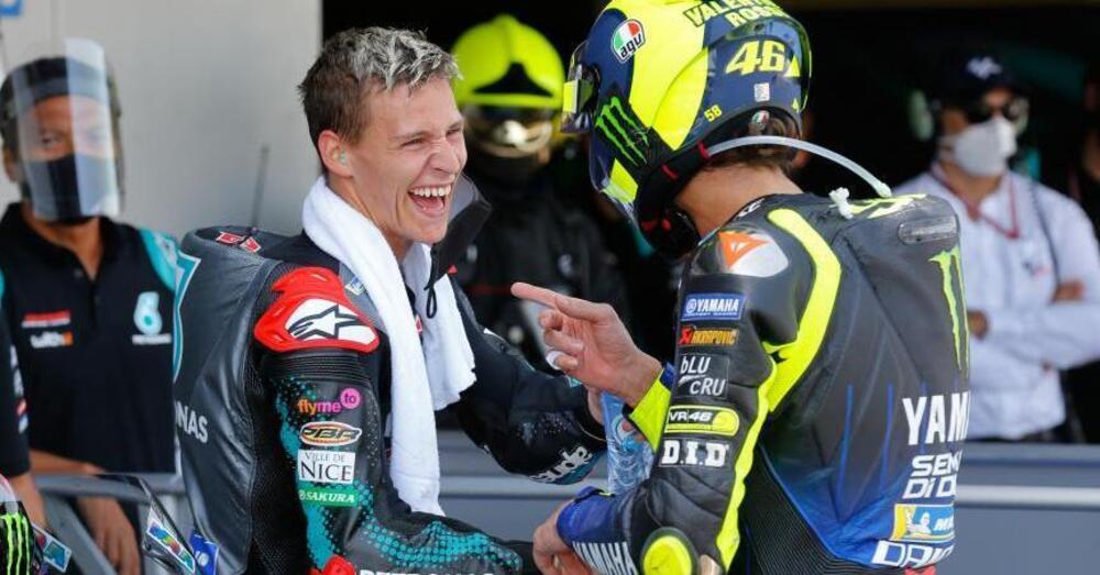 Fabio Quartararo: &ldquo;Se oggi sono un campione del Mondo lo devo prima di tutto a Valentino&rdquo;