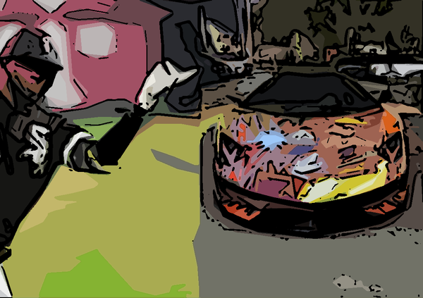 Star del baseball personalizza la carrozzeria della sua Lambo con Naruto che si illumina al buio [FOTO]