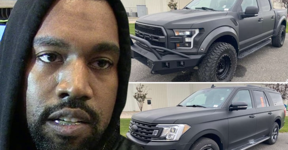 All&rsquo;asta la flotta di suv e pick-up usati nel ranch in Wyoming da Kanye West (che ora si chiama solo Ye)