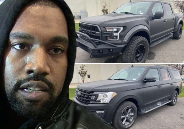 All&rsquo;asta la flotta di suv e pick-up usati nel ranch in Wyoming da Kanye West (che ora si chiama solo Ye)