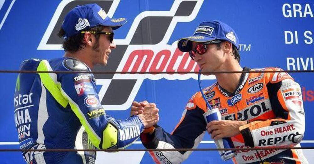 Dani Pedrosa su Valentino Rossi: bisognava fare i conti con la sua sudditanza psicologica