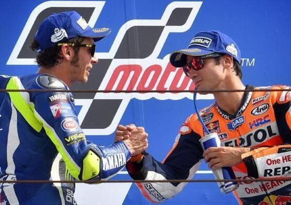 Dani Pedrosa su Valentino Rossi: bisognava fare i conti con la sua sudditanza psicologica