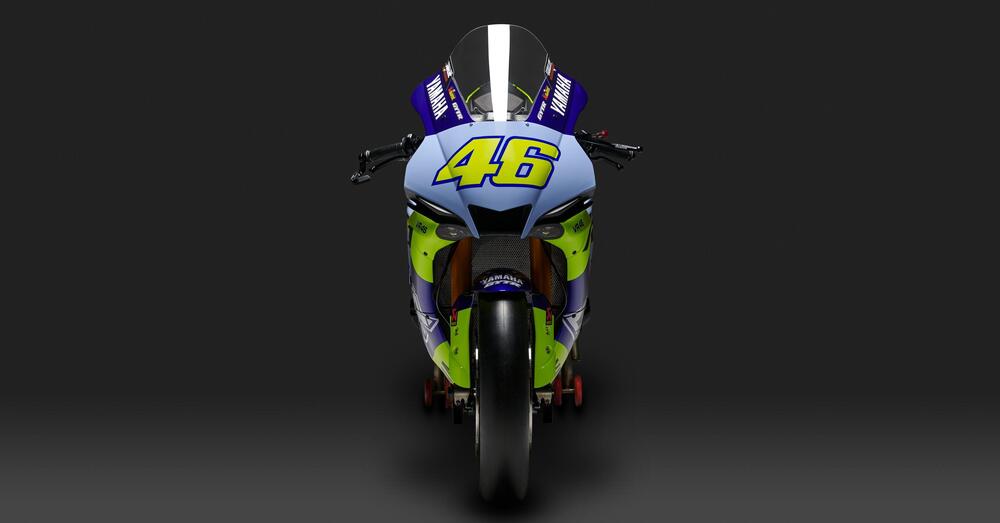 Una Yamaha R1 GYTR per Valentino Rossi: disegnata da Aldo Drudi e mischiata con la SBK