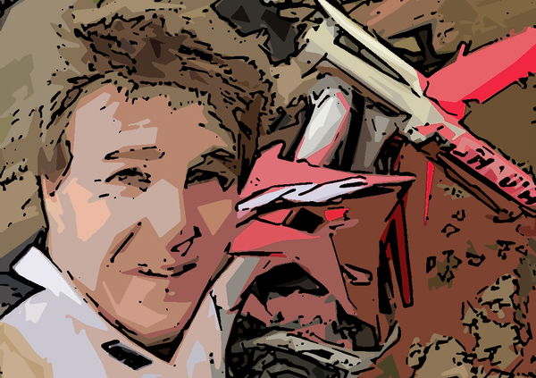 Valsecchi si &egrave; rotto tutto e a George Russell piace. Guarda la foto!