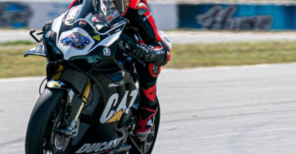 Un botto e un podio per Jack Miller nell&rsquo;Australian Superbike con la Panigale V4R