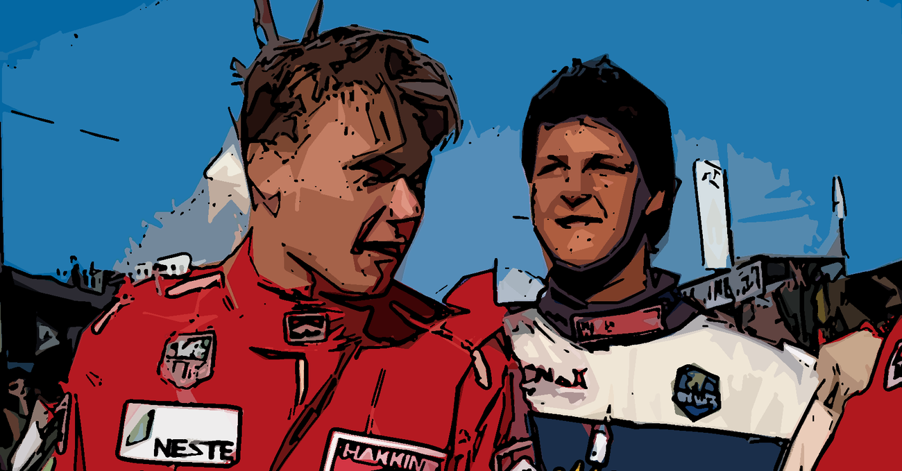 Di nuovo Hakkinen e Schumacher: il confronto con Mick che sta facendo il giro del mondo