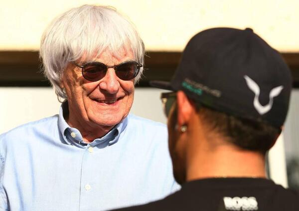 Ecclestone ne ha per tutti: Mercedes, Hamilton, Formula 1 attuale e Ferrari. Ed ecco per chi tifa