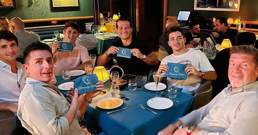 Cosa ci fa Charles Leclerc a cena con un ricercato internazionale? 