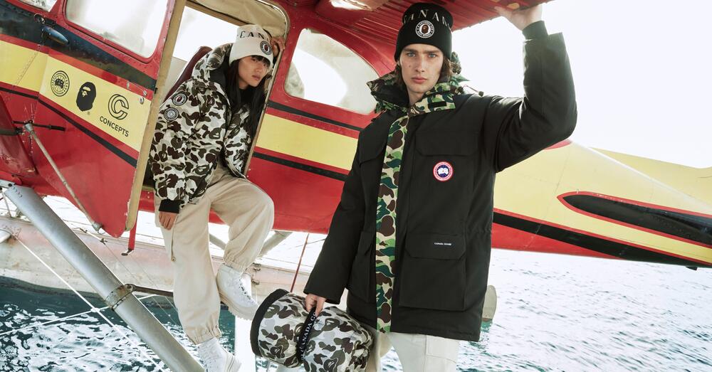 Canada Goose e il nuovo modo di ridefinire la tradizione nella nuova collezione con CONCEPTS E BAPE&reg;